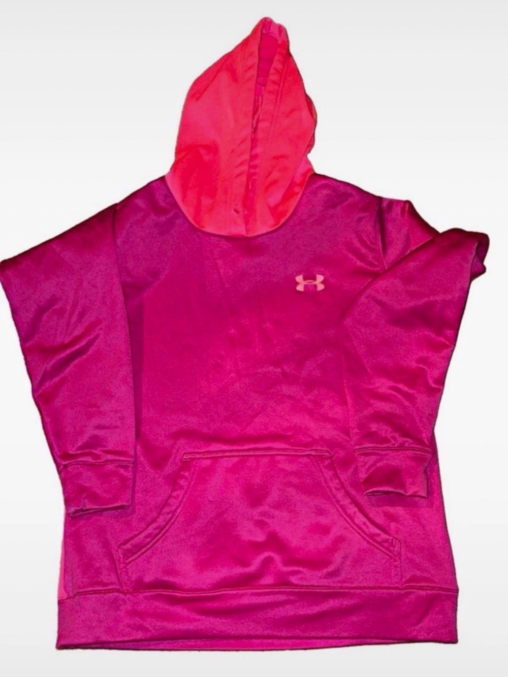Under Armour Pink Hooded Pullover Sweatshirt